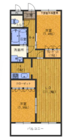 グローリアスの物件間取画像